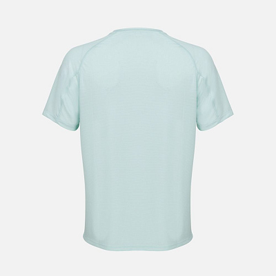 Футболка спортивная унисекс Vortex, зелено-голубая