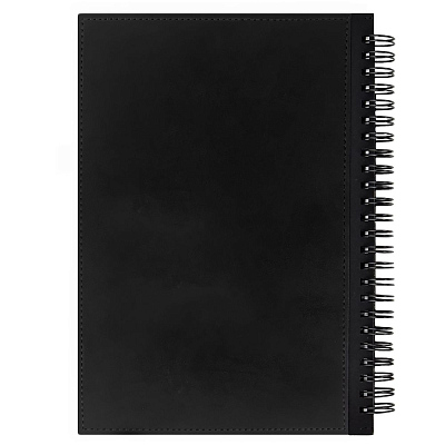 Ежедневник Notera Maxi, недатированный, черный