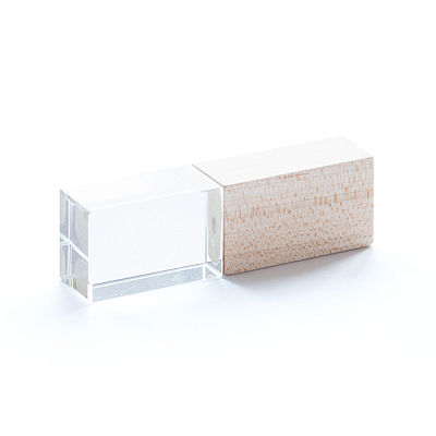 Стекло 02 Кристалл деревянный, светлое дерево, 4Гб