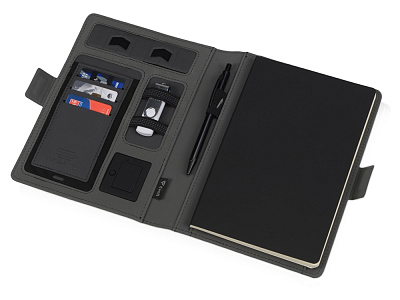 Органайзер с беспроводной зарядкой Powernote, 5000 mAh