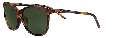 Очки солнцезащитные ZIPPO унисекс коричневые оправа из поликарбоната