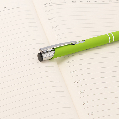 Шариковая ручка Alpha, салатовая