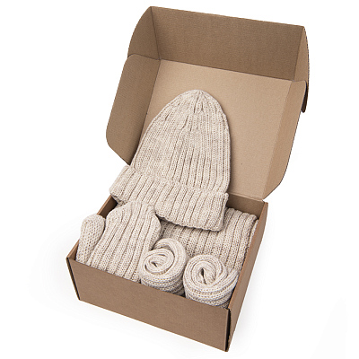 Варежки вязаные НАСВЯЗИ© шерсть/акрил