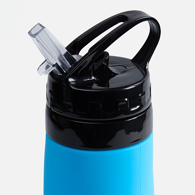 Складная бутылка для воды Langfossen, голубая