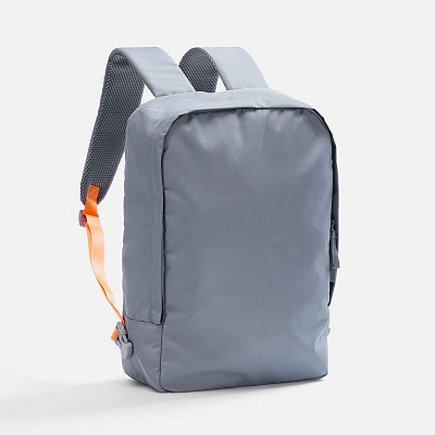 Рюкзак B2  с оранжевыми стропами (Серый)