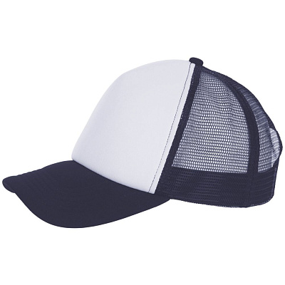 Бейсболка Bubble, зеленый неон с белым (Тёмно-синий)