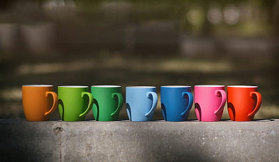 Кружка "Fresh", покрытие soft touch, желтый