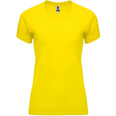 Спортивная футболка BAHRAIN WOMAN женская, ЛИЛОВЫЙ S (Желтый)