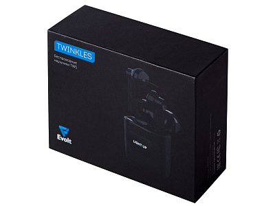 Беспроводные наушники TWS c подсветкой лого Twinkles