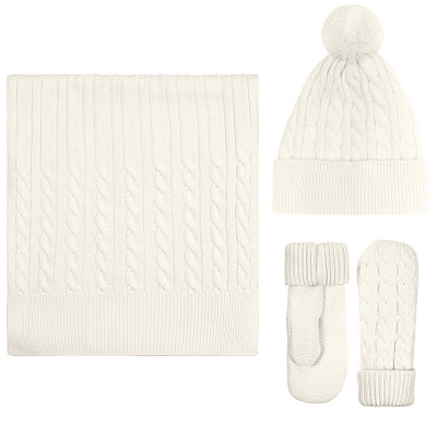 Шапка Heat Trick, белая (молочная)