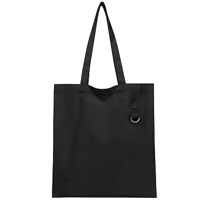 Сумка для покупок LUMISSA 325 г/м² с ремувкой, чёрный/белый