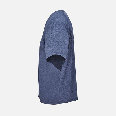 Футболка спортивная унисекс Storm, темно-синий меланж