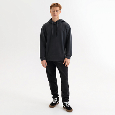 Худи с капюшоном, унисекс ALEX антрацит, размер M