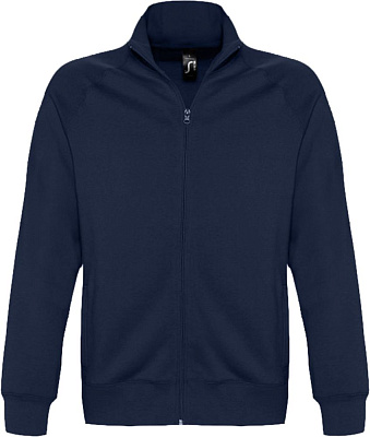 Толстовка мужская на молнии Sundae 280 белая (Тёмно-синий)