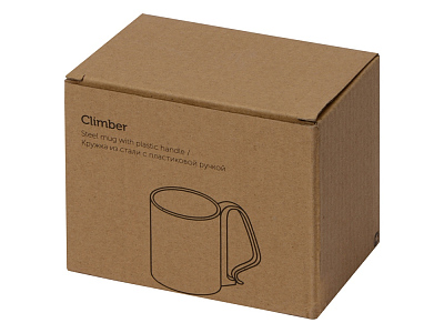 Стальная кружка с двойными стенками Climber