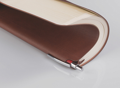 Ежедневник недатированный "Альба", формат А5, гибкая обложка, коричневый