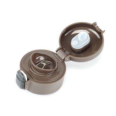 Термокружка Stinger, 0,35 л, сталь/пластик, бронзовый глянцевый, 8,4 x 7 x 21,2 см