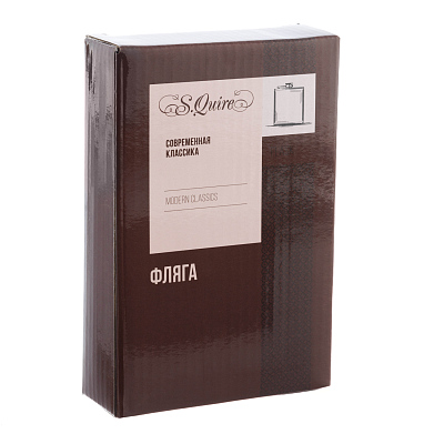 Фляга S.Quire 0,24 л, сталь,синяя