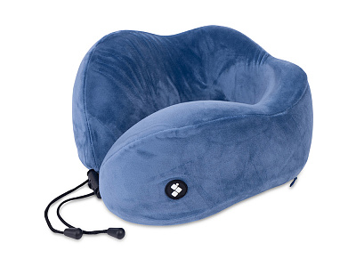 Подушка для путешествий с эффектом памяти Bluewinder (Синий)