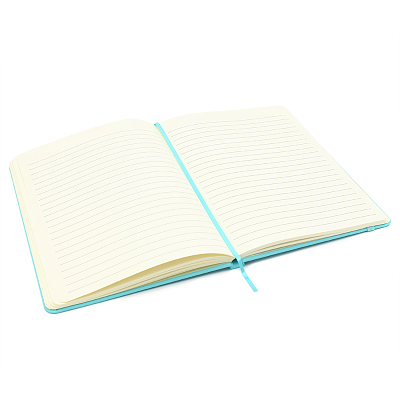 Блокнот A5 Monte в твёрдом переплёте, бирюзовый