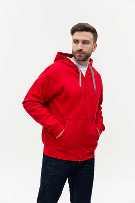 Толстовка мужская STAN с капюшоном на молнии футер с начёсом 280, 17