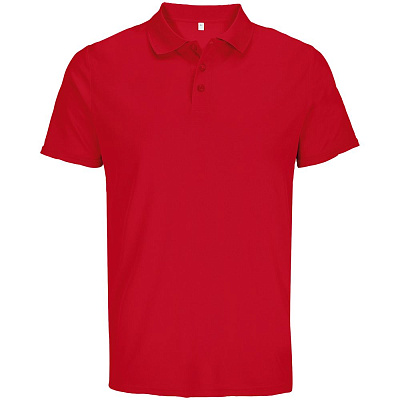 Рубашка поло унисекс Pitcher, красная (Красный)