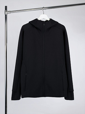 Куртка с капюшоном унисекс Begi, черная (Чёрный)