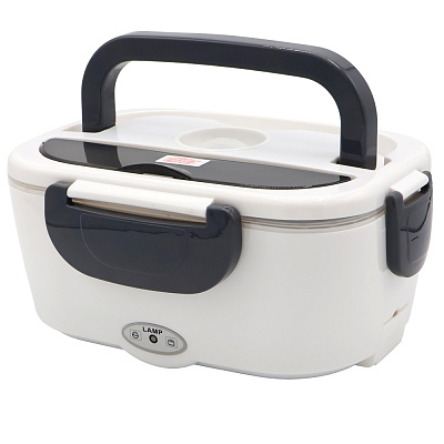 Ланчбокс с подогревом Yummybox, серый