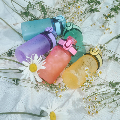 Бутылка для воды Флип мини  (Flip mini), желтая