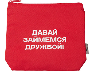 Косметичка Amalia с термотрансфером (Красный)