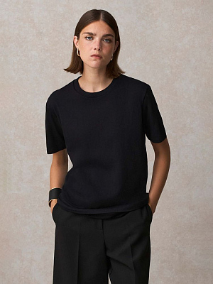 Футболка унисекс Lyam, черная