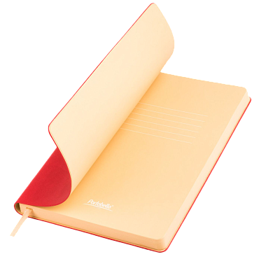 Ежедневник Latte NEW недатированный, красный/бежевый (без упаковки, без стикера)