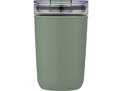 Стеклянная кружка Bello с внешней стенкой из переработанного пластика