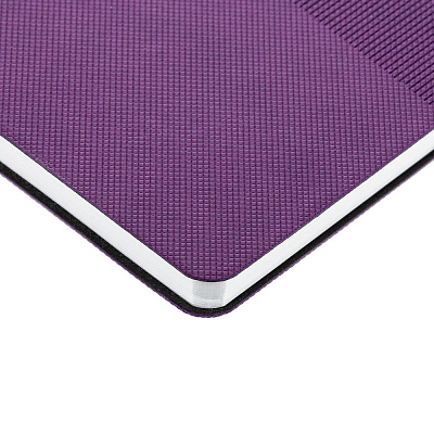 Ежедневник Knit, недатированный, фиолетовый