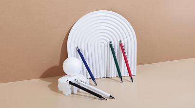 Ручка шариковая "Trade", покрытие soft touch, темно-зеленый