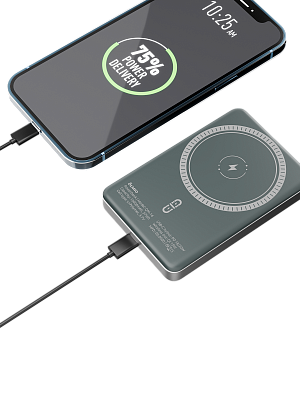 Беспроводной магнитный ПЗУ Olmio QM-16, серебро