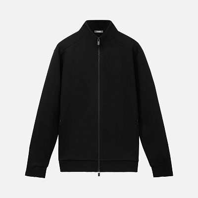 Толстовка на молнии ASTIN черная, размер XXXL