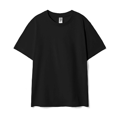 Футболка детская Regent Kids, ярко-бирюзовая (Чёрный)