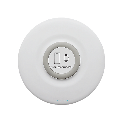 Внешний аккумулятор Tony с беспроводной зарядкой, 5000 мАч (белый)