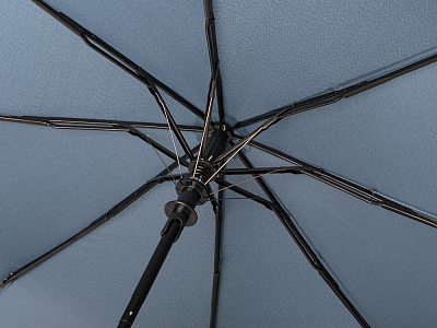 Зонт-полуавтомат складной Roof с куполом из переработанного пластика