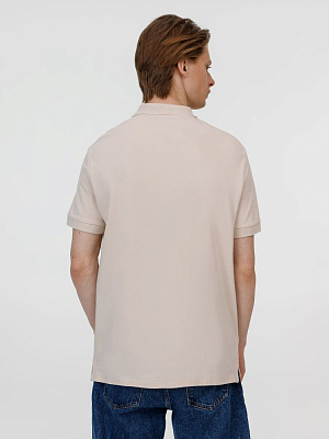 Рубашка поло унисекс Pacific, бежевая (льняная)