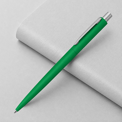 Ручка шариковая металлическая Lumos Gum soft-touch (Зеленый)