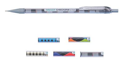Механический карандаш Hauser Checkers, пластик, 0,7мм (Разноцветный)