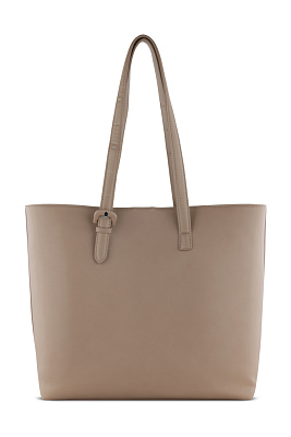 Бизнес-шоппер женский наплечный BUGATTI Luna, пудровый, полиуретан, 47 х 18 х 34 см