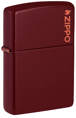 Зажигалка ZIPPO Classic с покрытием Merlot, латунь/сталь, бордовая, глянцевая, 38x13x57 мм (Бордовый)