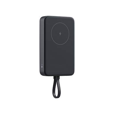 Беспроводной магнитный ПЗУ Xiaomi 33W Magnetic Power Bank 10000mAh (Integrated Cable), темно-серый