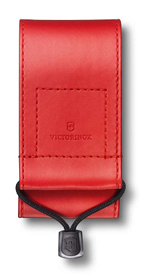 Чехол на ремень VICTORINOX для ножей 91 мм и 93 мм толщиной 5-8 уровней, из кожзаменителя  (Красный)