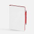 Ежедневник White Shall, недатированный, бело-красный - Фото 4