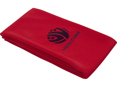 Полотенце спортивное Lucas из переработанного полиэстера, 30х80 см