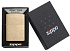 Зажигалка ZIPPO Armor™с покрытием Tumbled Brass, латунь/сталь, золотистая, матовая, 38x13x57 мм - Фото 5